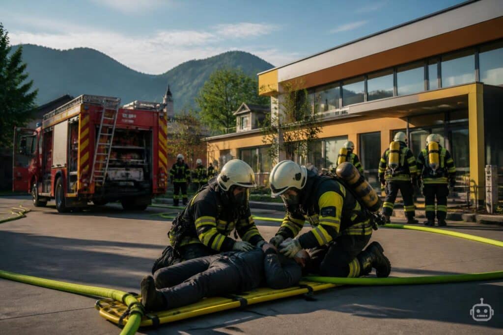 52 Feuerwehrleute haben den Ernstfall geprobt
