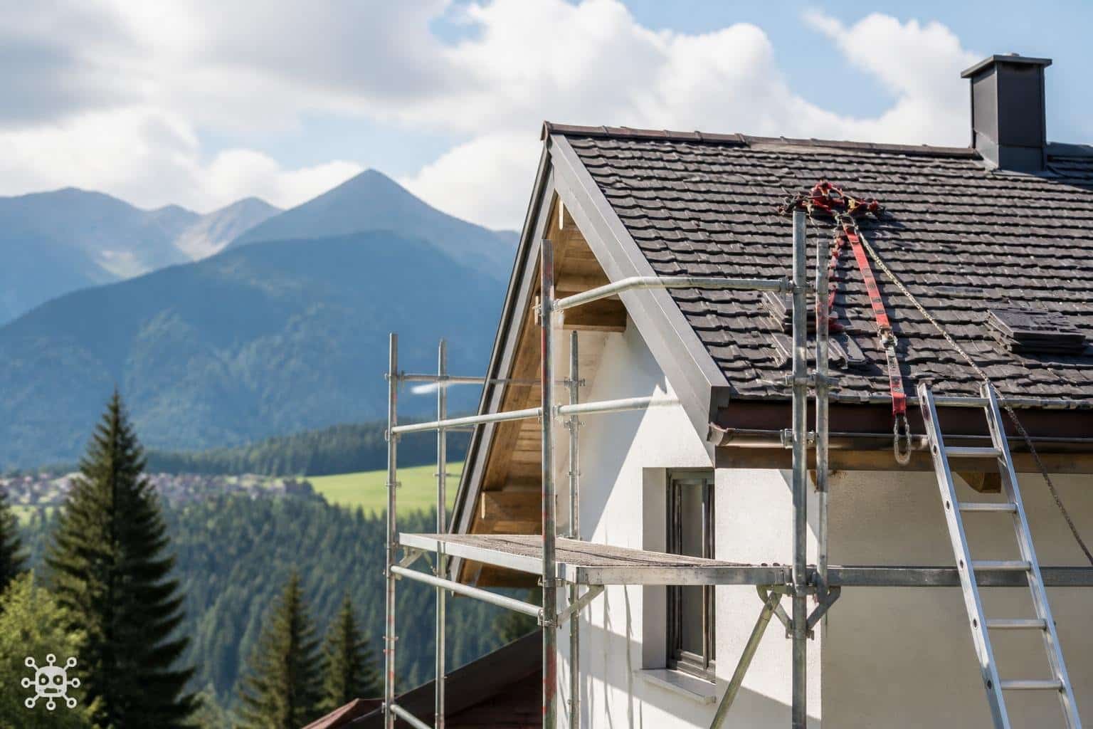 Dachdecker stürzt acht Meter in den Tod