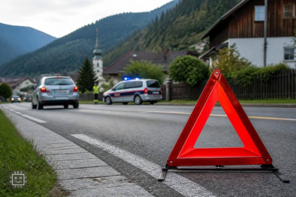 Kind beim Überqueren der B99 von Auto erfasst