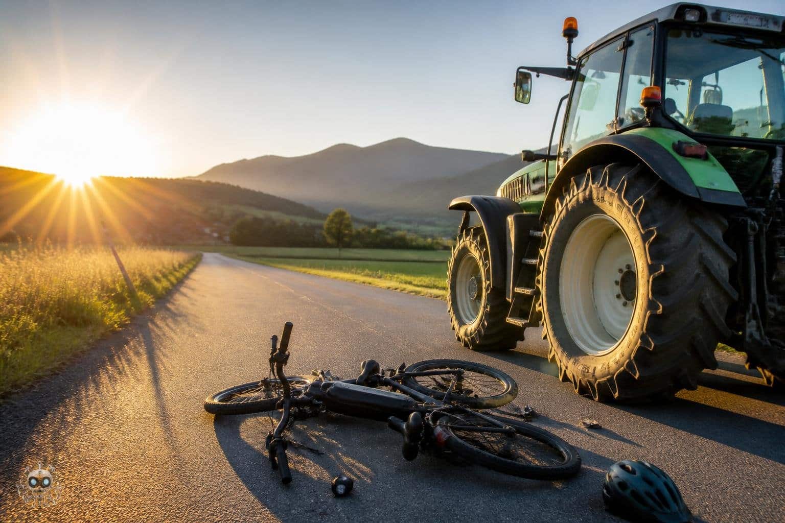 Sonne blendete: E-Biker in Feldkirchen von Traktor erfasst