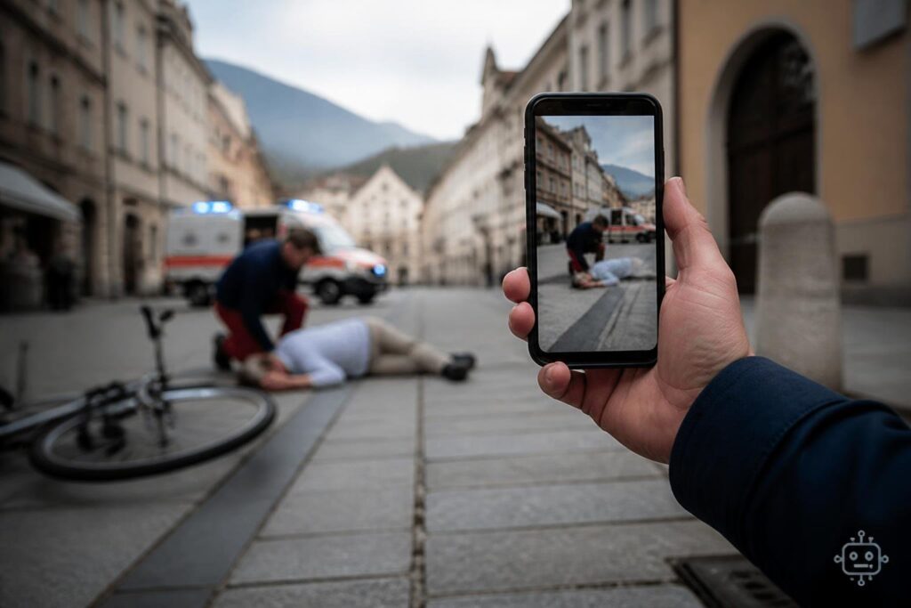 Nach Vorfall in Villach: Ein Unfall ist kein Social-Media-Content
