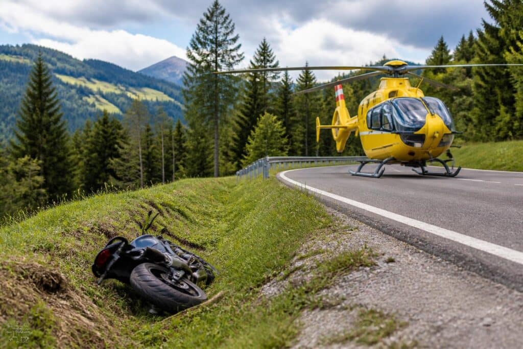 Verkehrsunfall mit Eigenverletzung im Bezirk Wolfsberg