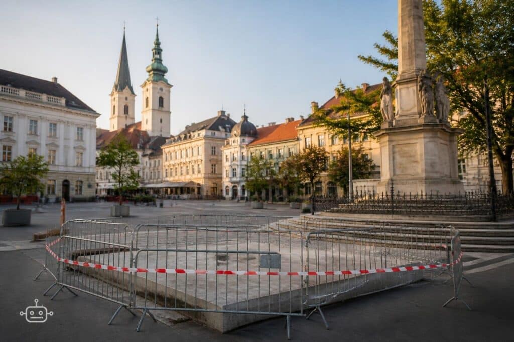 Viel diskutierte Würfeluhr in der Klagenfurter Innenstadt ist weg