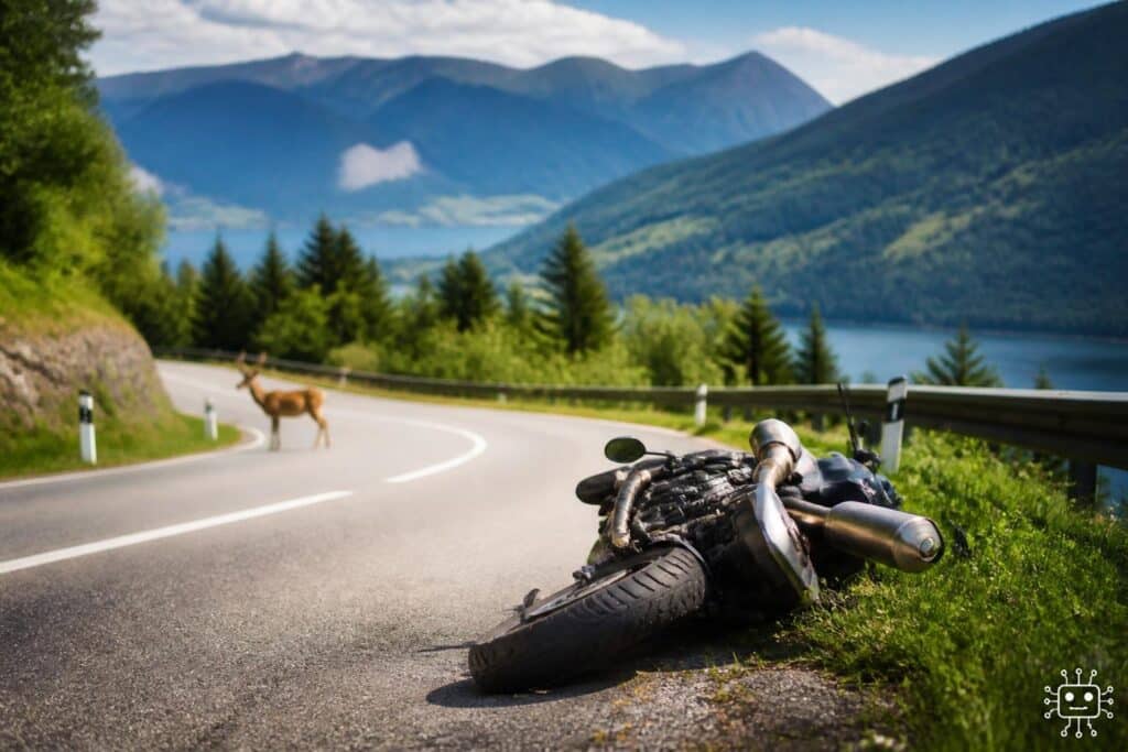 Zwei Schwerverletzte bei Motorradunfällen