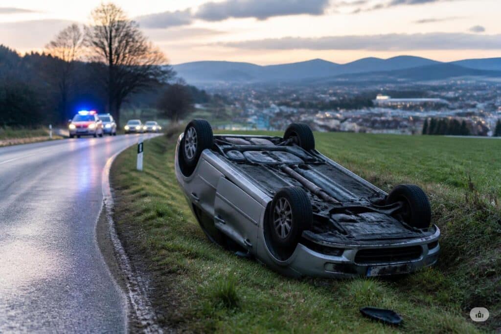 Ohne Führerschein: 17-jähriger Kärntner überschlug sich mit dem Auto