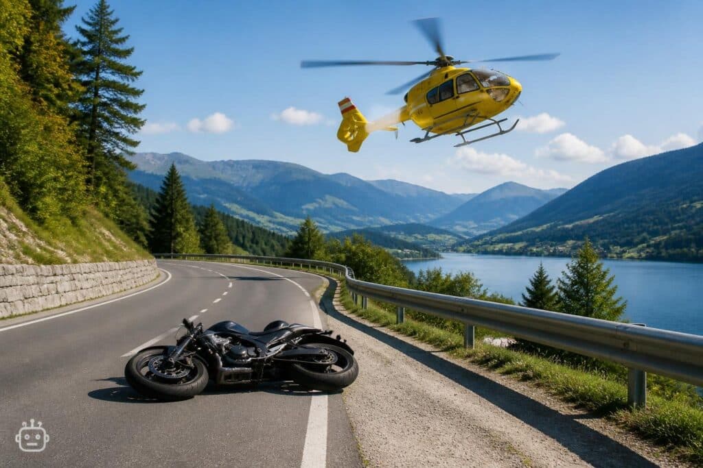 Motorradfahrer bei Kollision schwer verletzt
