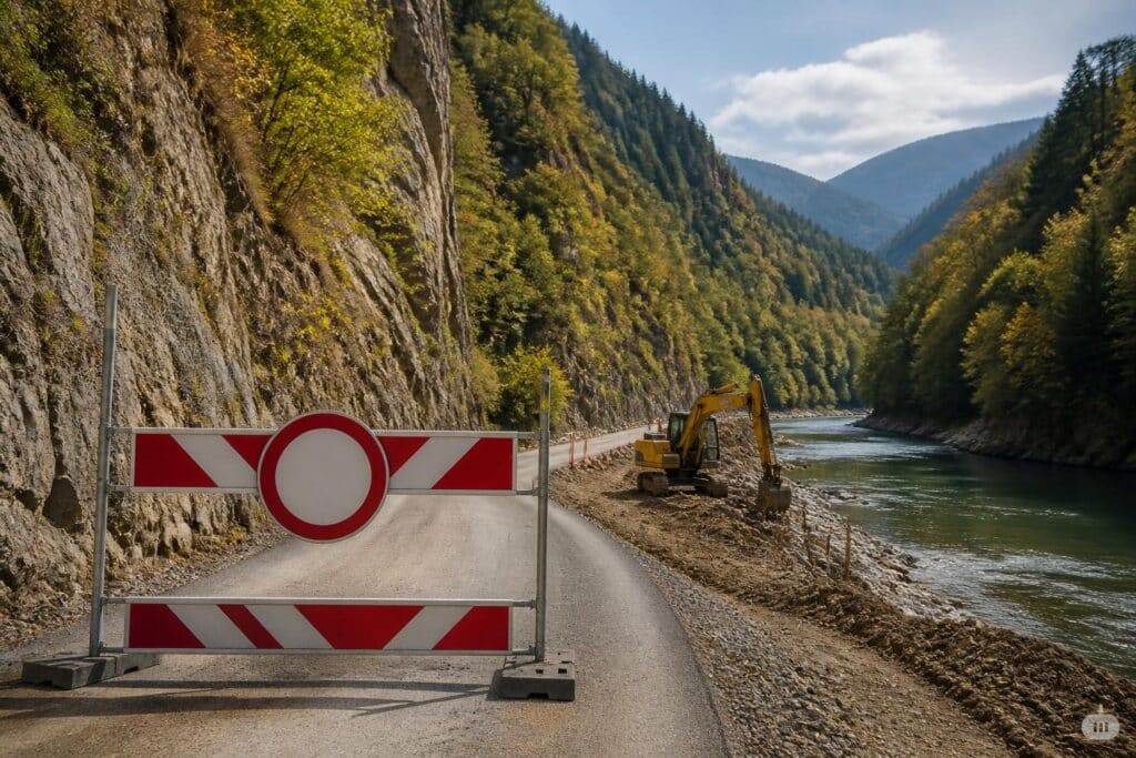 Lieserschlucht erneut für zwei Monate vollständig gesperrt