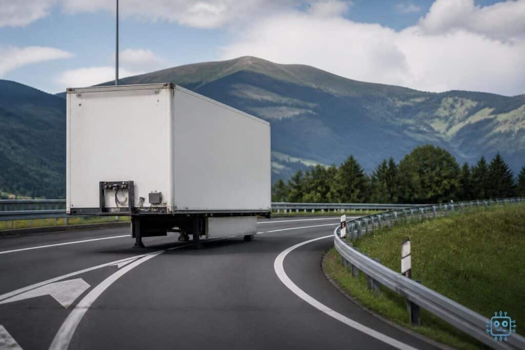 Sattelanhänger auf Autobahn verloren