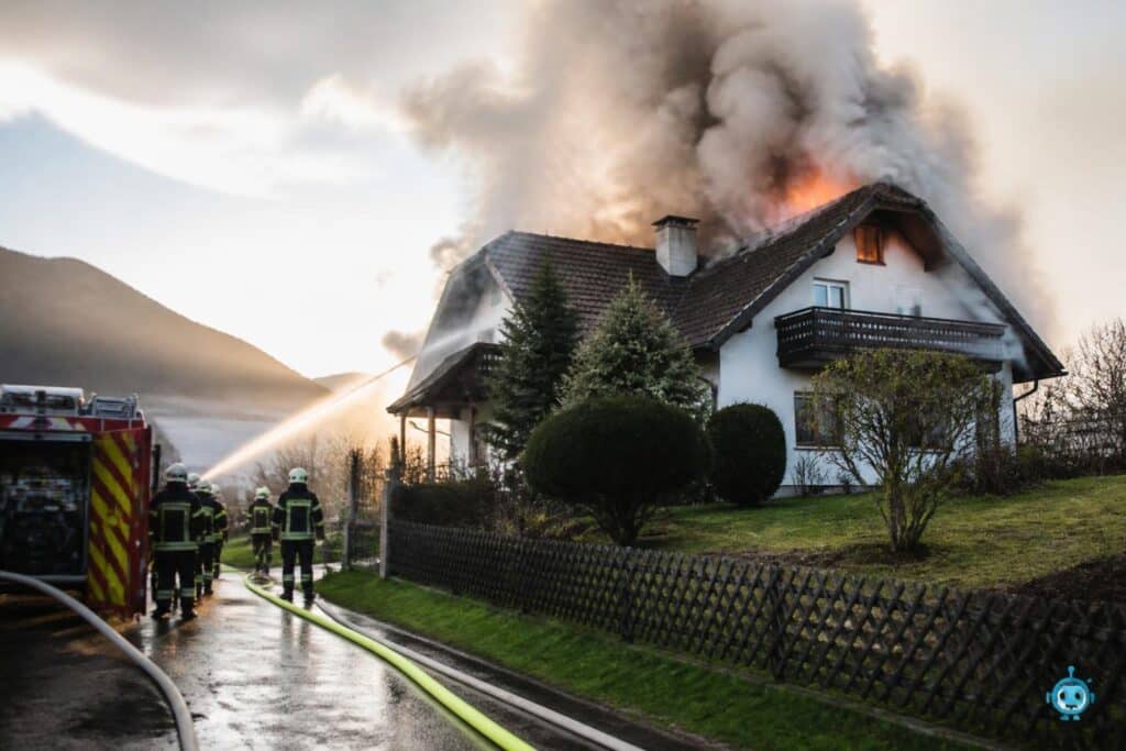 Wohnhaus in Unterkärntner Ortschaft stand in Flammen