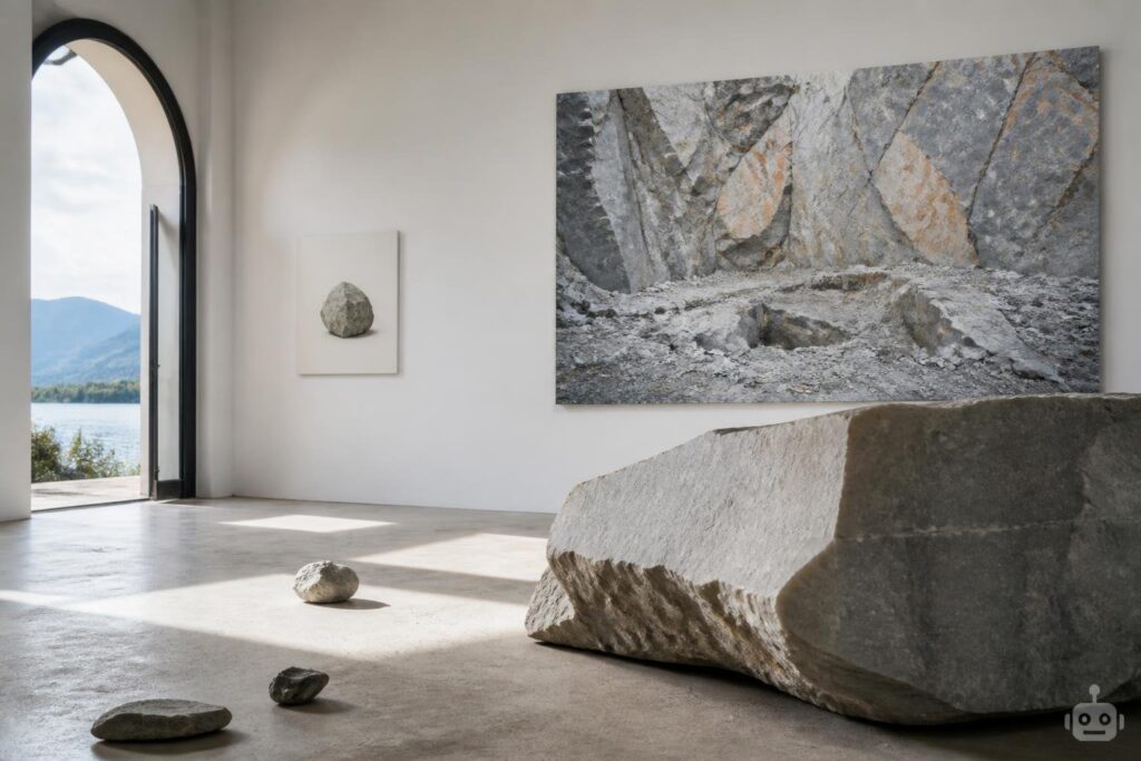 Ausstellung vom Krastaler Steinbruch im Kunstverein Kärnten
