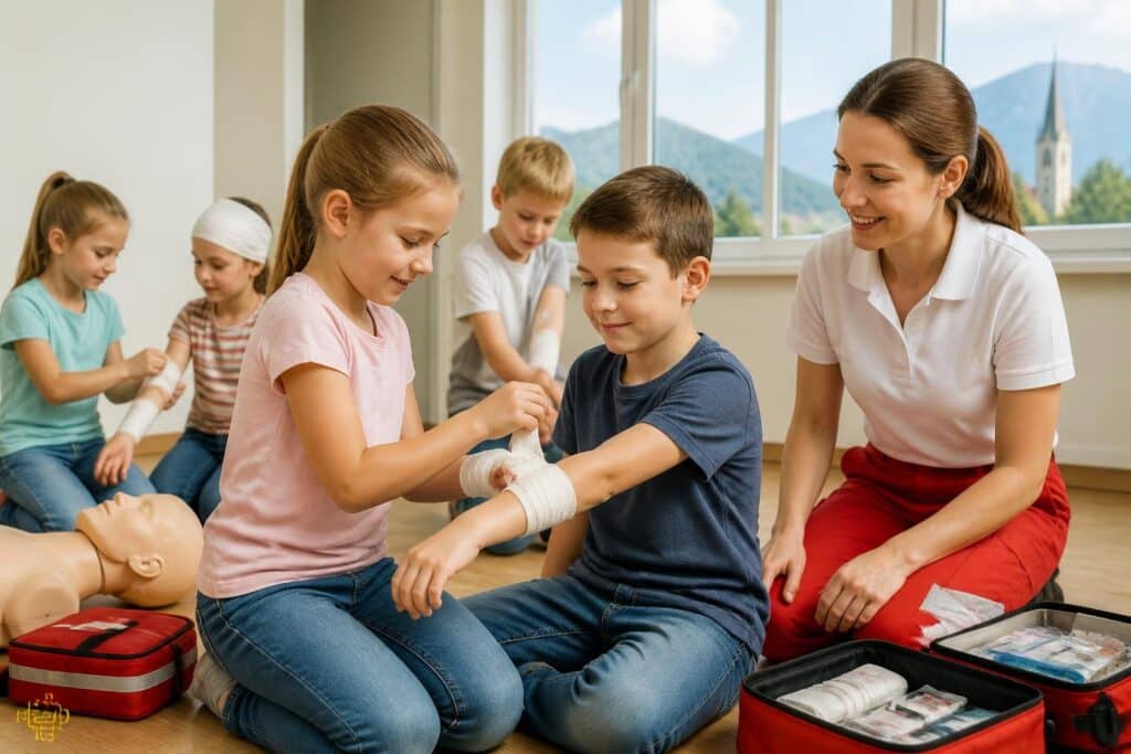 Hermagorer Volksschulkinder wurden zu Lebensrettern