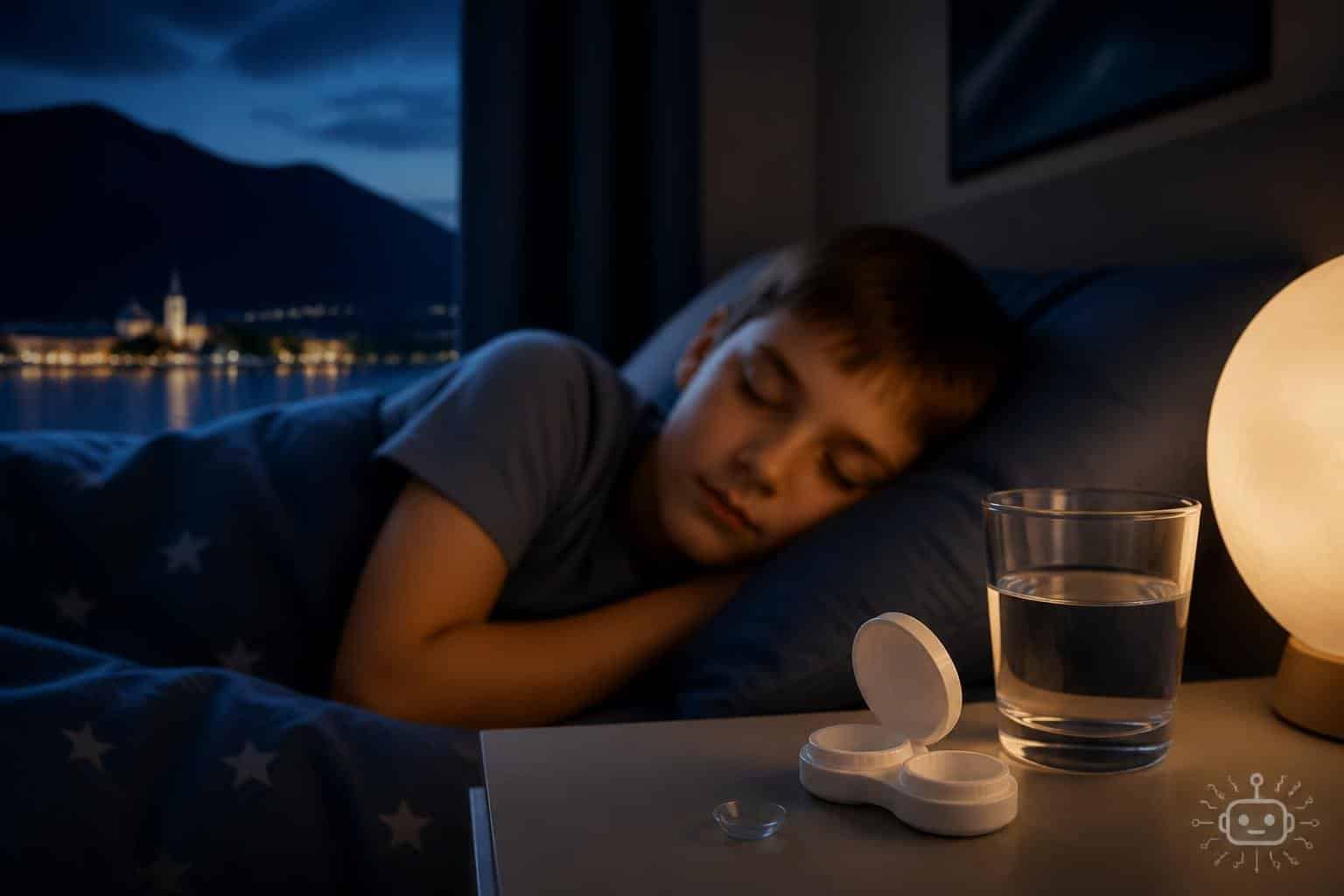 Scharf sehen im Schlaf – wie sicher sind Nachtlinsen für Kinder?