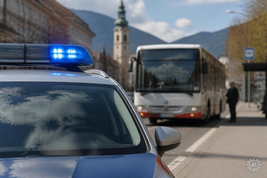 Mann drohte Buslenker mit Schusswaffe