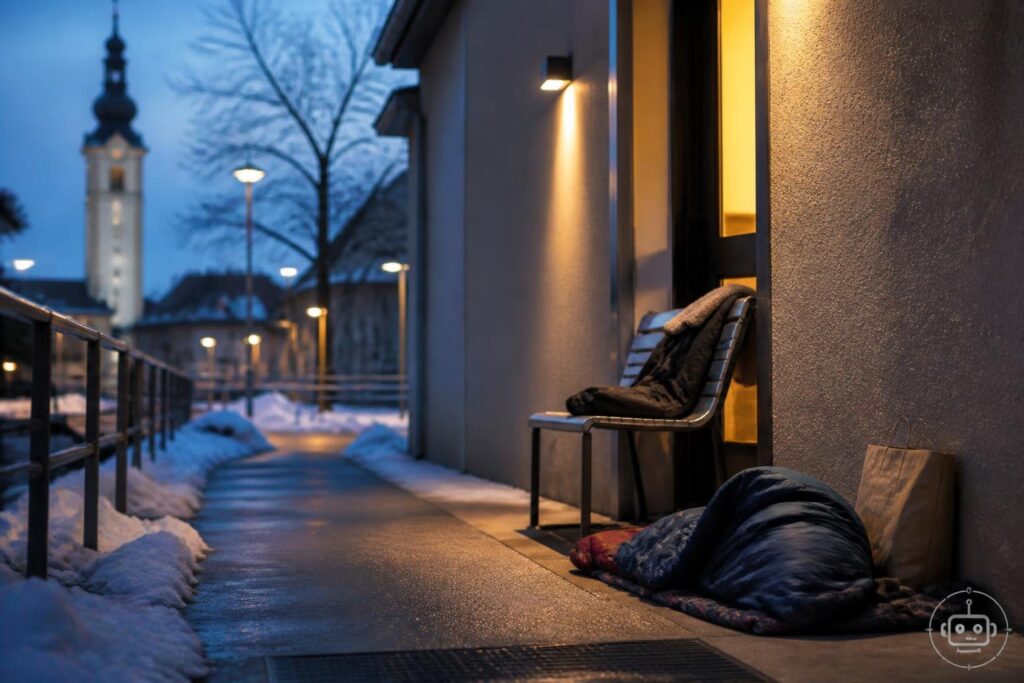 Sorge vor Winter in Notschlafstelle