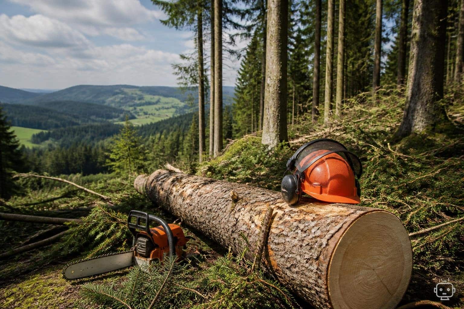 Mann zwischen Bäumen eingeklemmt: Schwerer Forstunfall in Kärnten