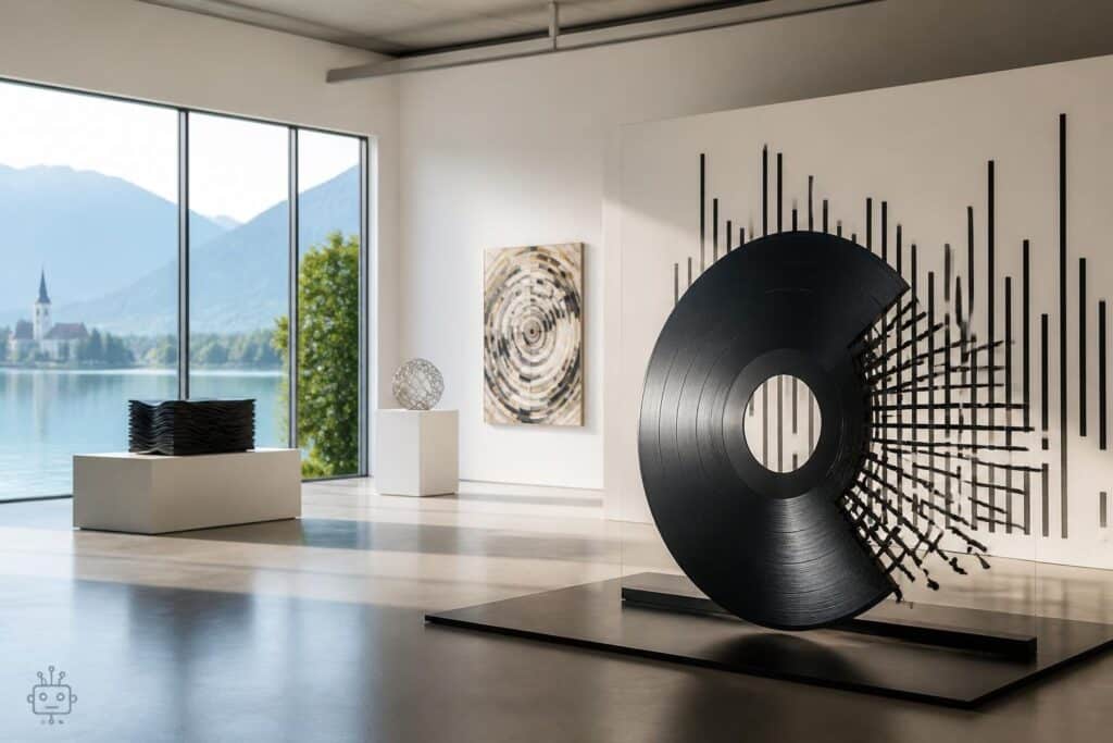 Kunst, die das Auge hört: Uwe Bressnik im Museum Moderner Kunst Kärnten