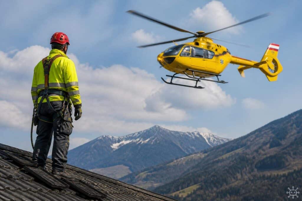 Arbeiter aus Wolfsberg nach Sturz von Dach schwer verletzt