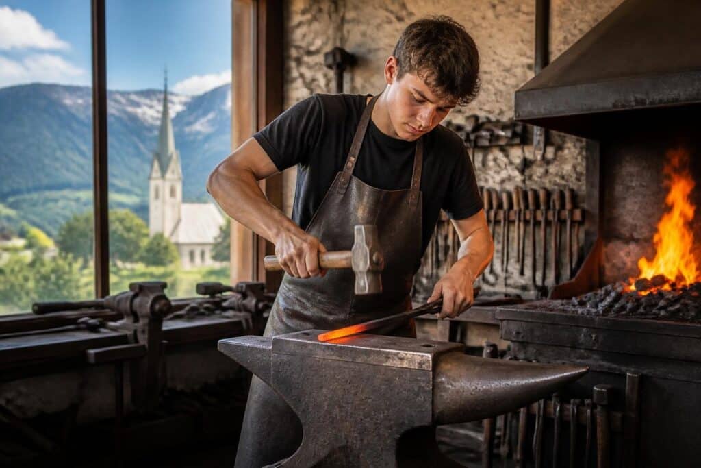 Der beste Schmied-Lehrling Österreichs kommt aus dem Gurktal