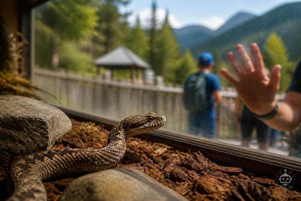 Schlange starb in Kärntner Reptilienzoo wegen „donnernder“ Besucher