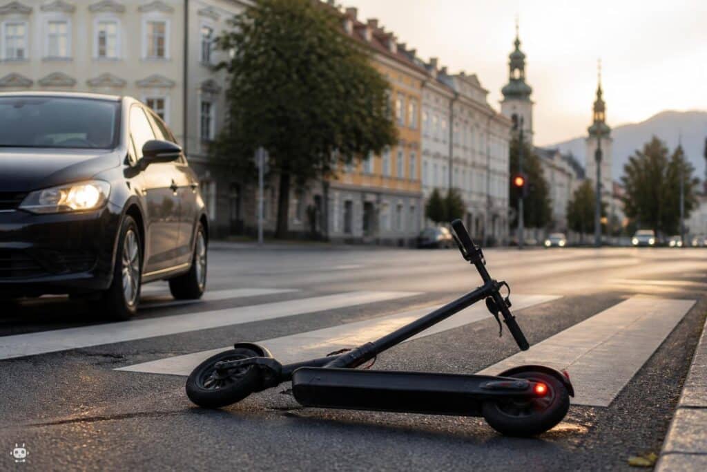 47-jähriger Scooterfahrer bei Unfall in Klagenfurt schwer verletzt