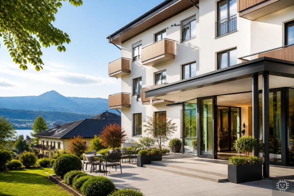 Bayerische Familie modernisiert 50 Jahre alte Pension in Klagenfurt