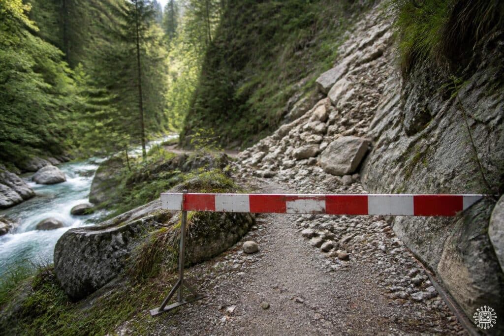 Gefahr für Wanderer: Slizza-Schlucht bei Tarvis ist gesperrt