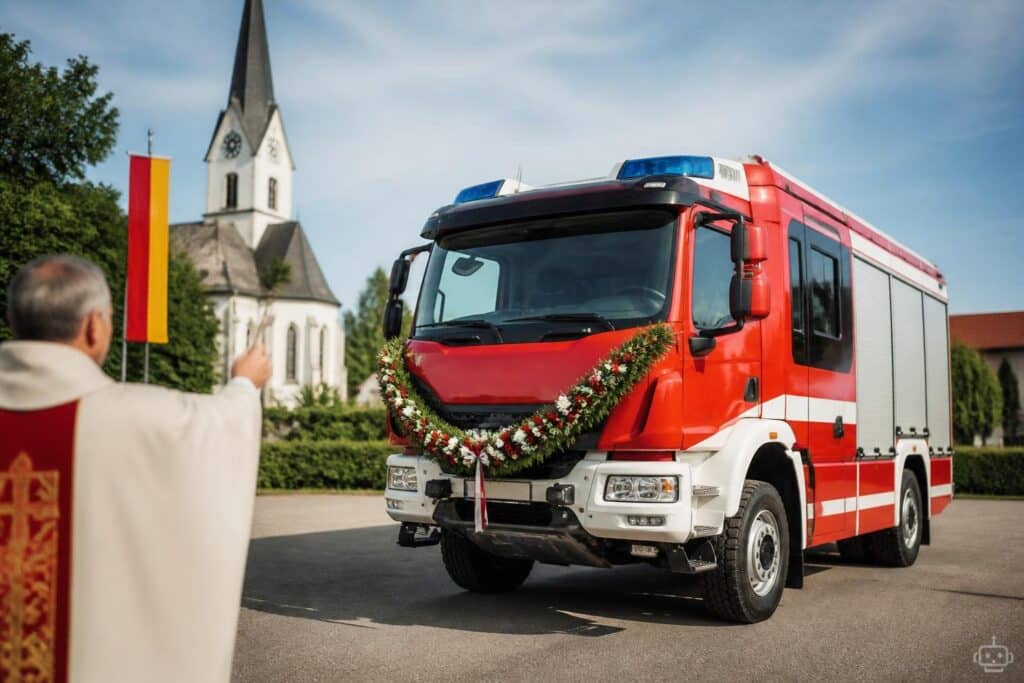 Feldkirchner Florianis freuen sich über neues Fahrzeug