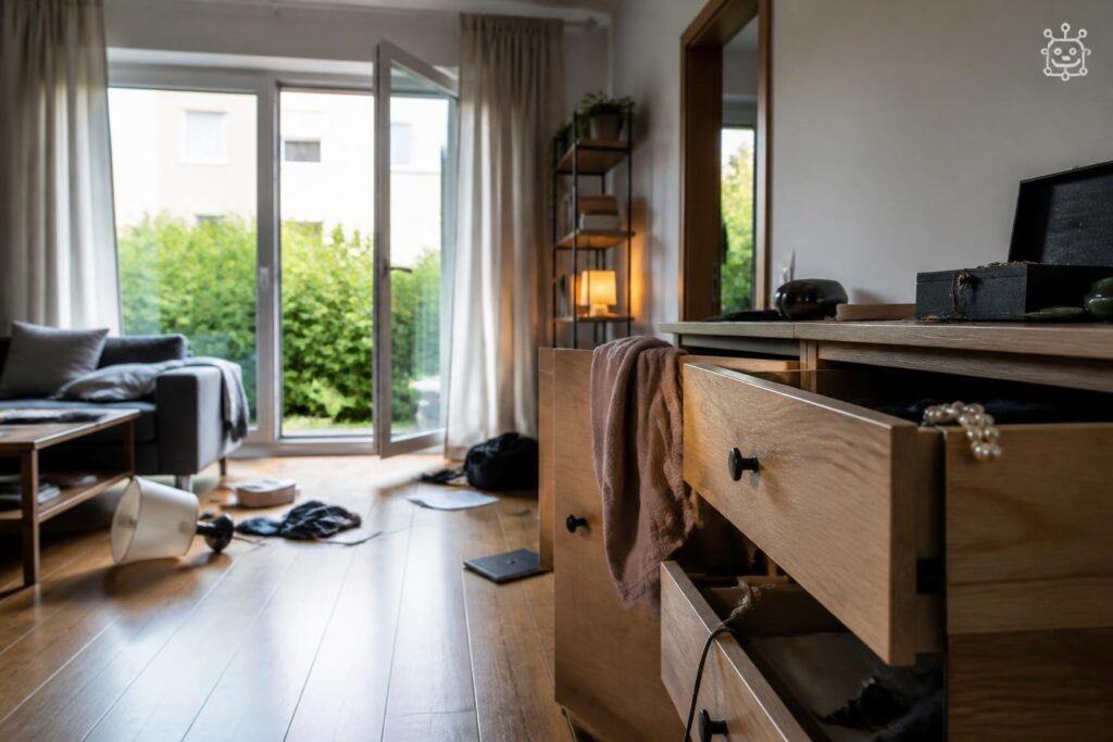 Einbrecher durchsuchen Wohnung in Klagenfurt