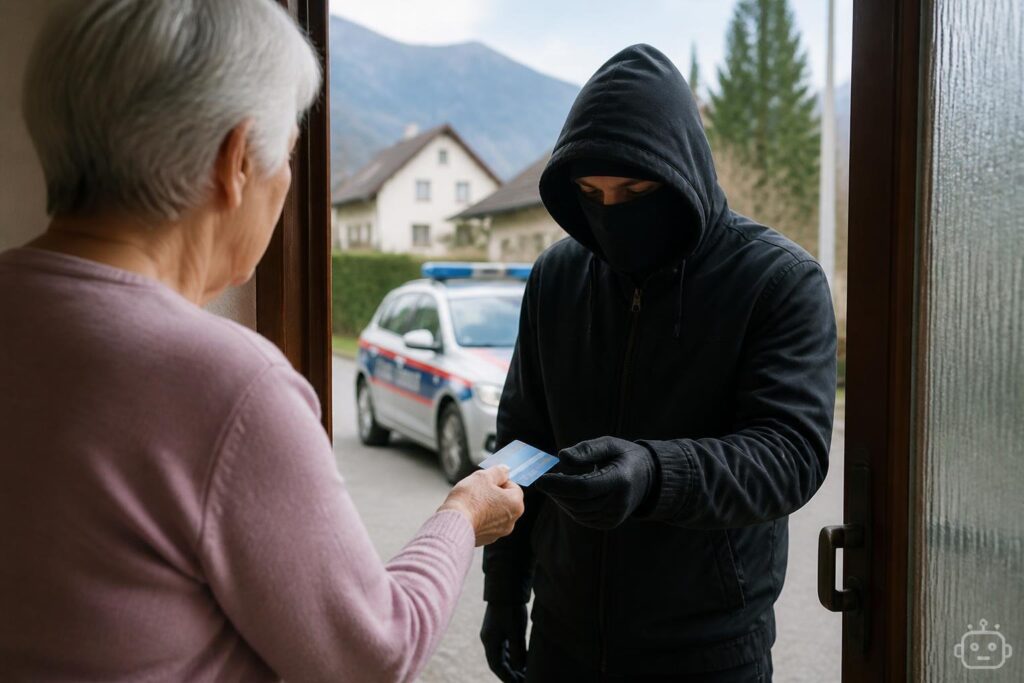 Neue Masche: Betrüger holen Bankomatkarten von Kärntnern daheim ab