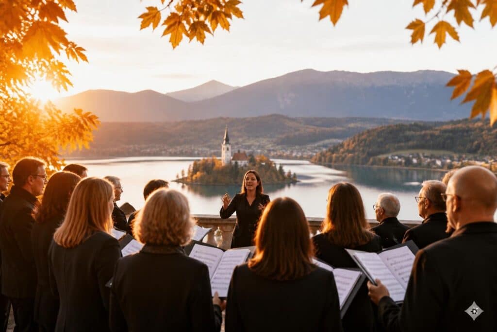 So stimmungsvoll läutete der Postchor den Herbst ein