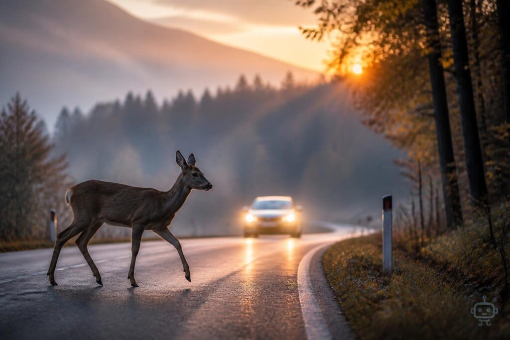 Gefahr von Wildunfällen steigt wieder