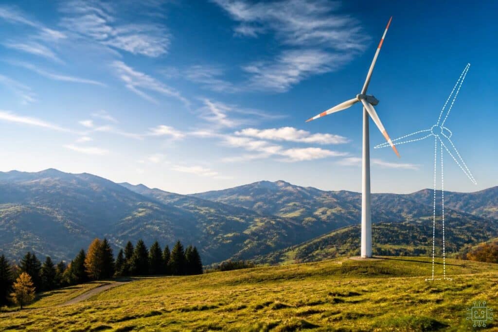 Bei diesem Lavanttaler Windpark wurde ein Windrad gestrichen