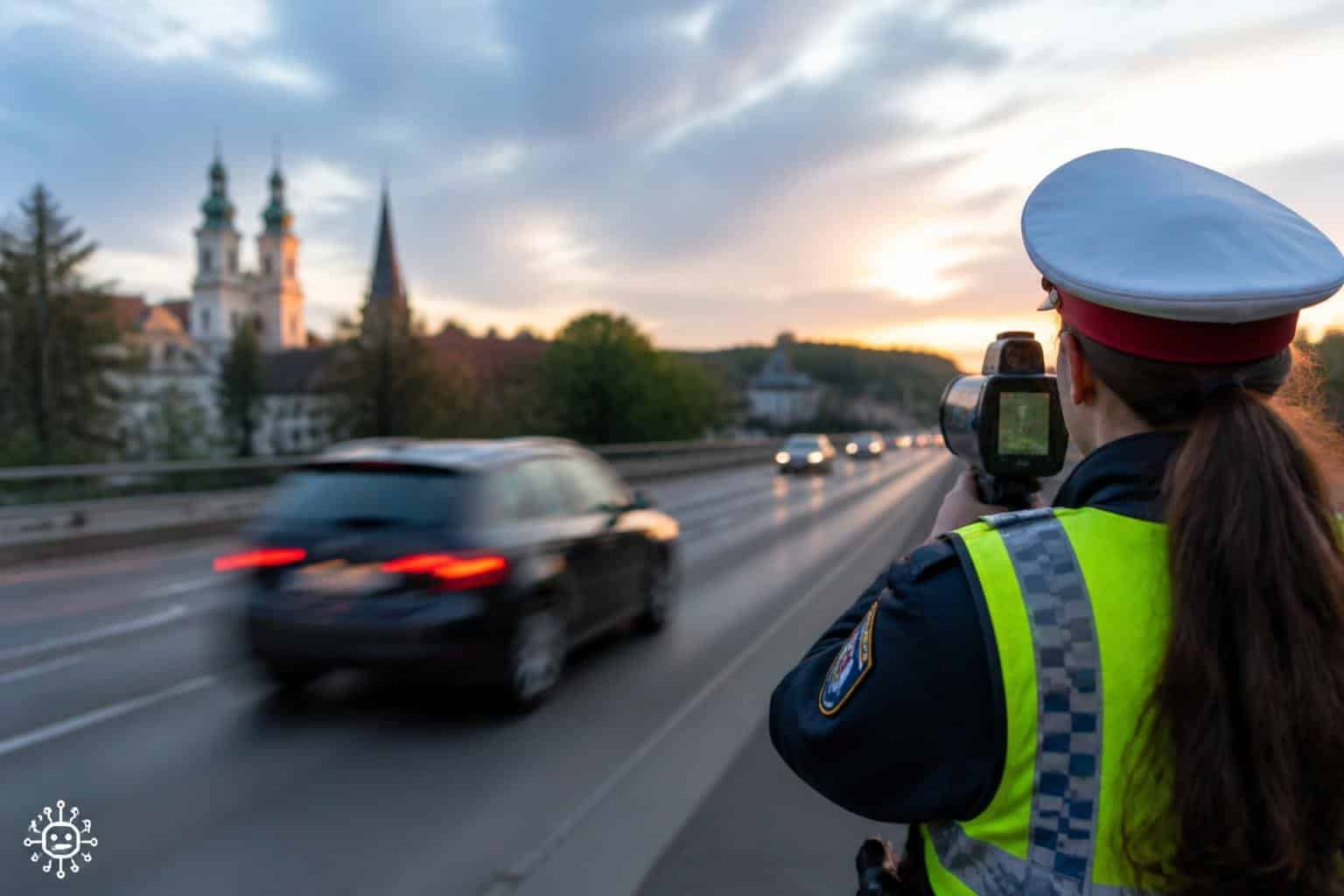Frau raste mit 124 km/h durch Klagenfurt
