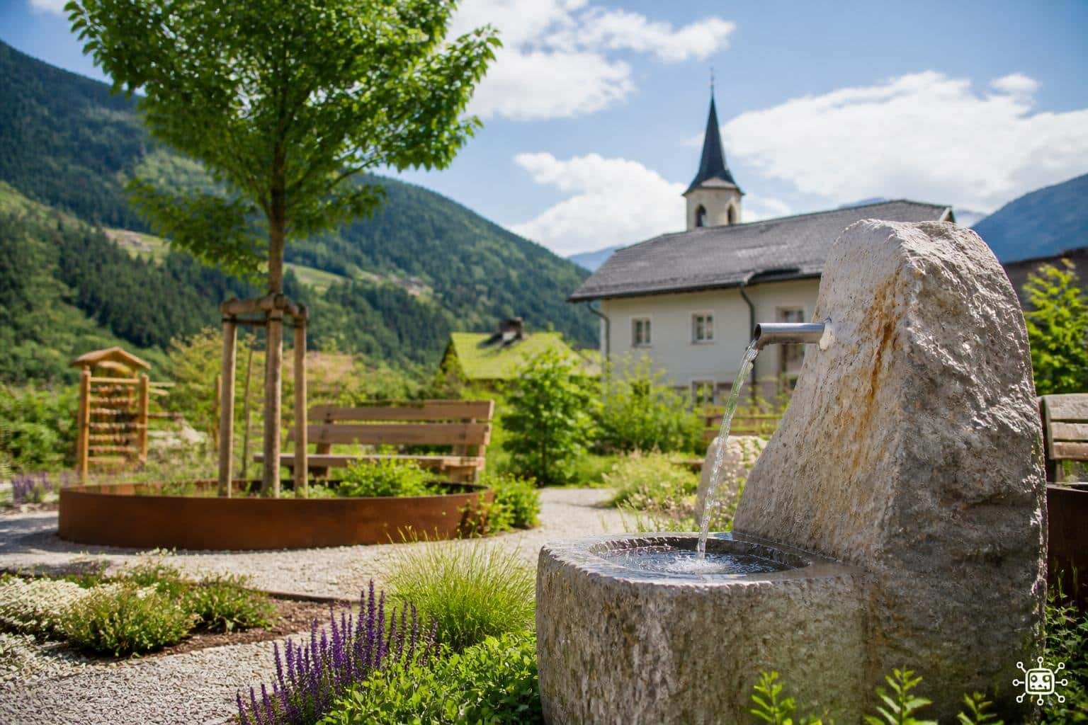 In Großkirchheim wurde klimafitter Gemeindegarten eröffnet