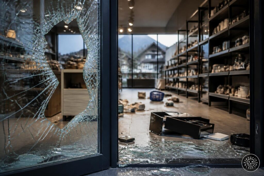 Einbruch in Supermarkt: Täter hinterließen Chaos