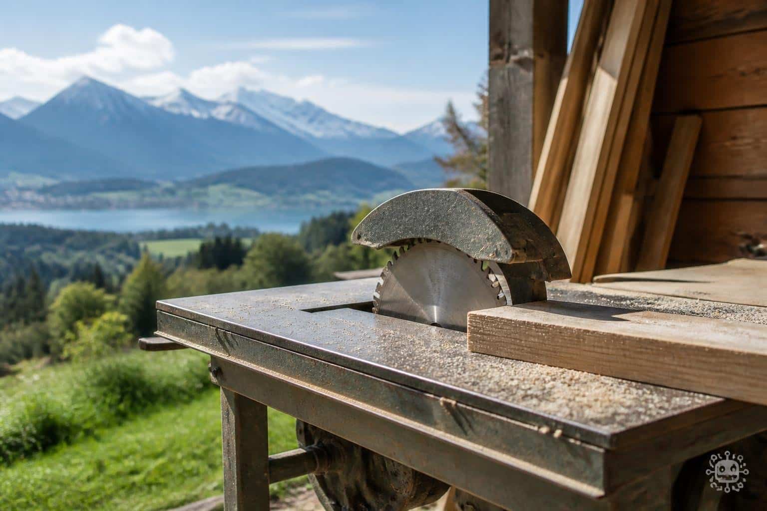 Kärntner geriet mit Hand in laufende Kreissäge