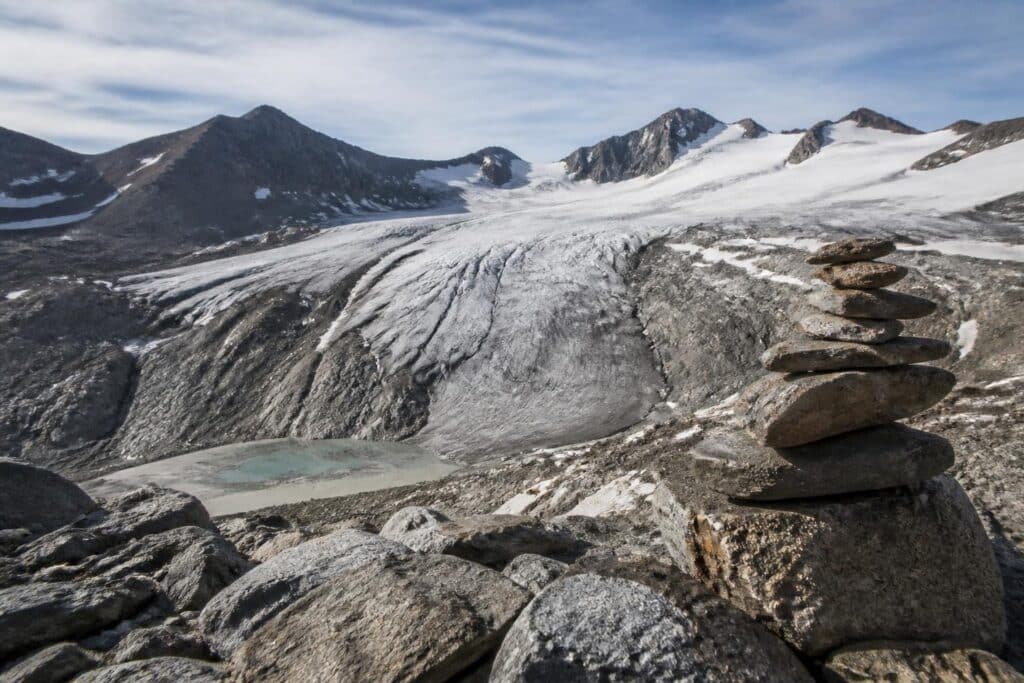 Immer weniger Eis am Mölltaler Gletscher