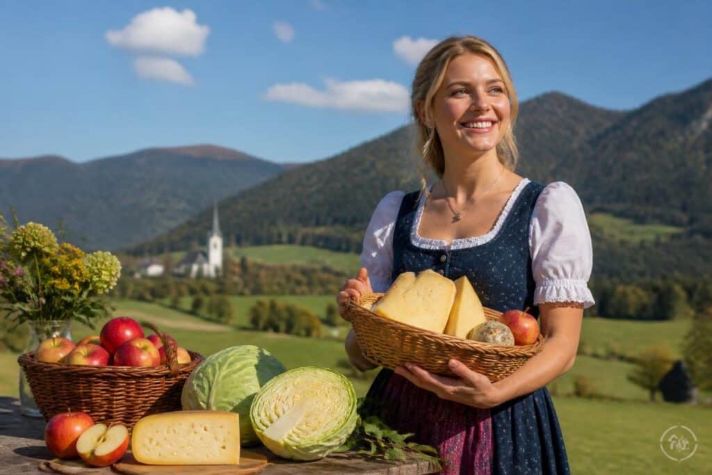 Gailtaler Käsebotschafterin beehrte das Apfelfest in Kirchbach