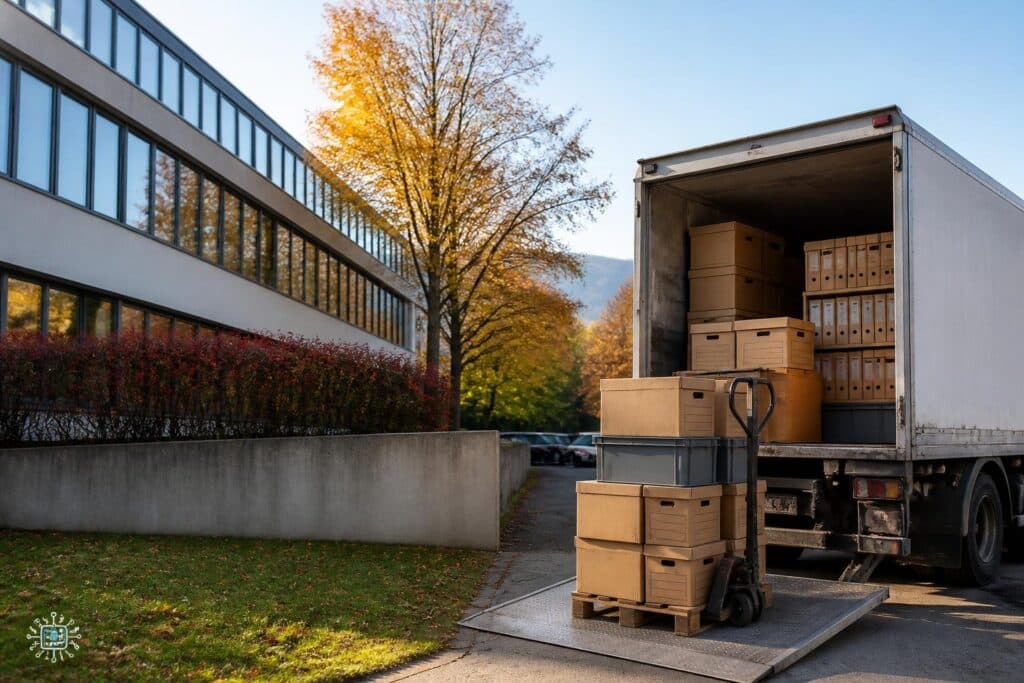 Landesarchiv blickt zurück: Mit 108 Lkw-Fuhren begann neues Zeitalter