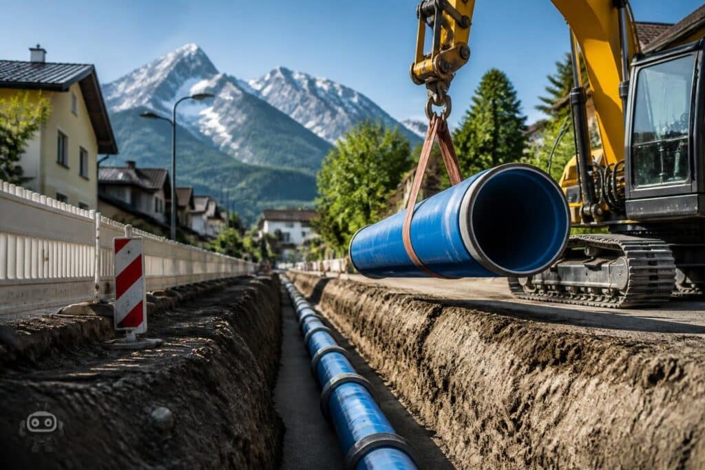 Alte Wasserleitungen werden modernisiert
