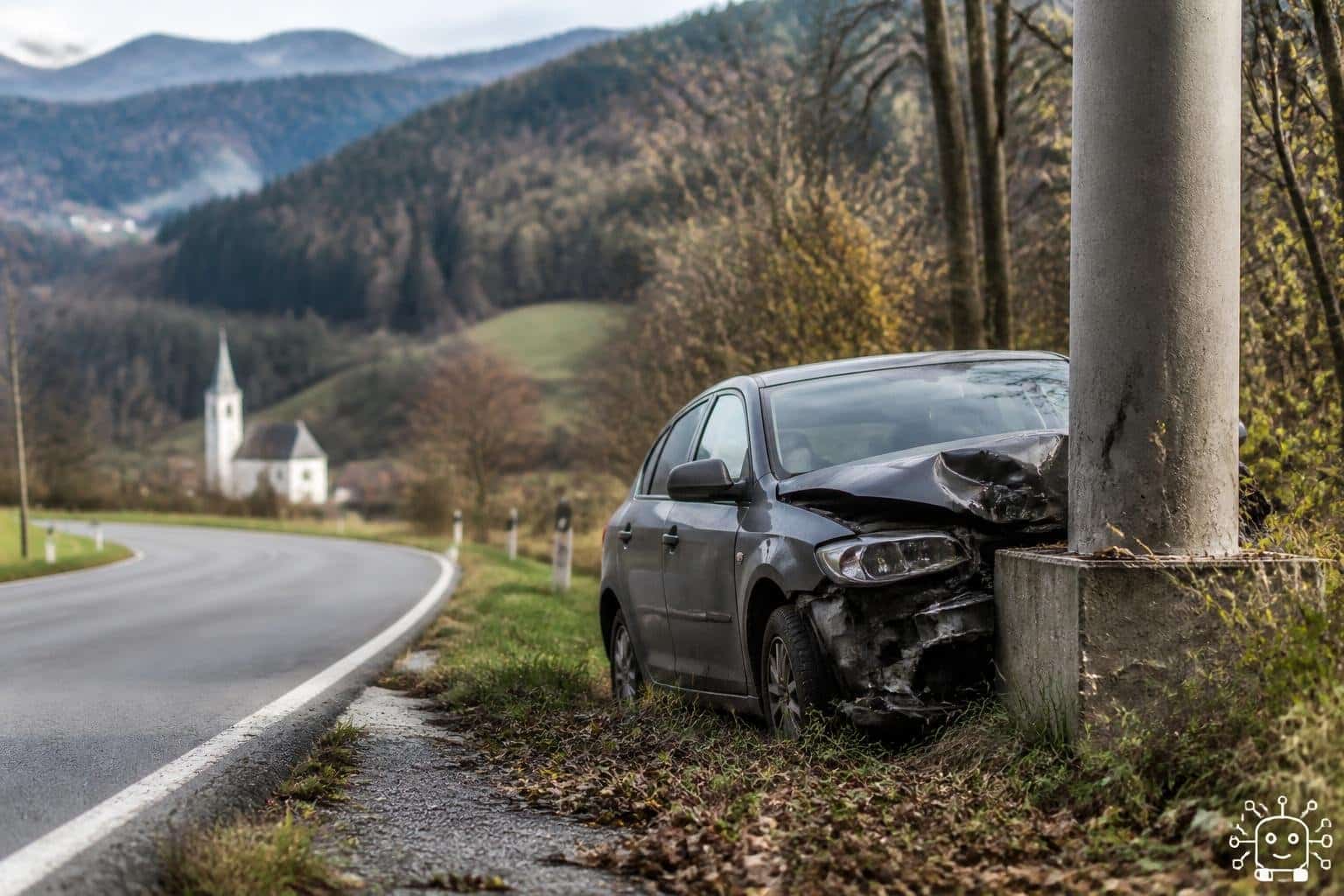 Verkehrsunfall mit Eigenverletzung in Straßburg