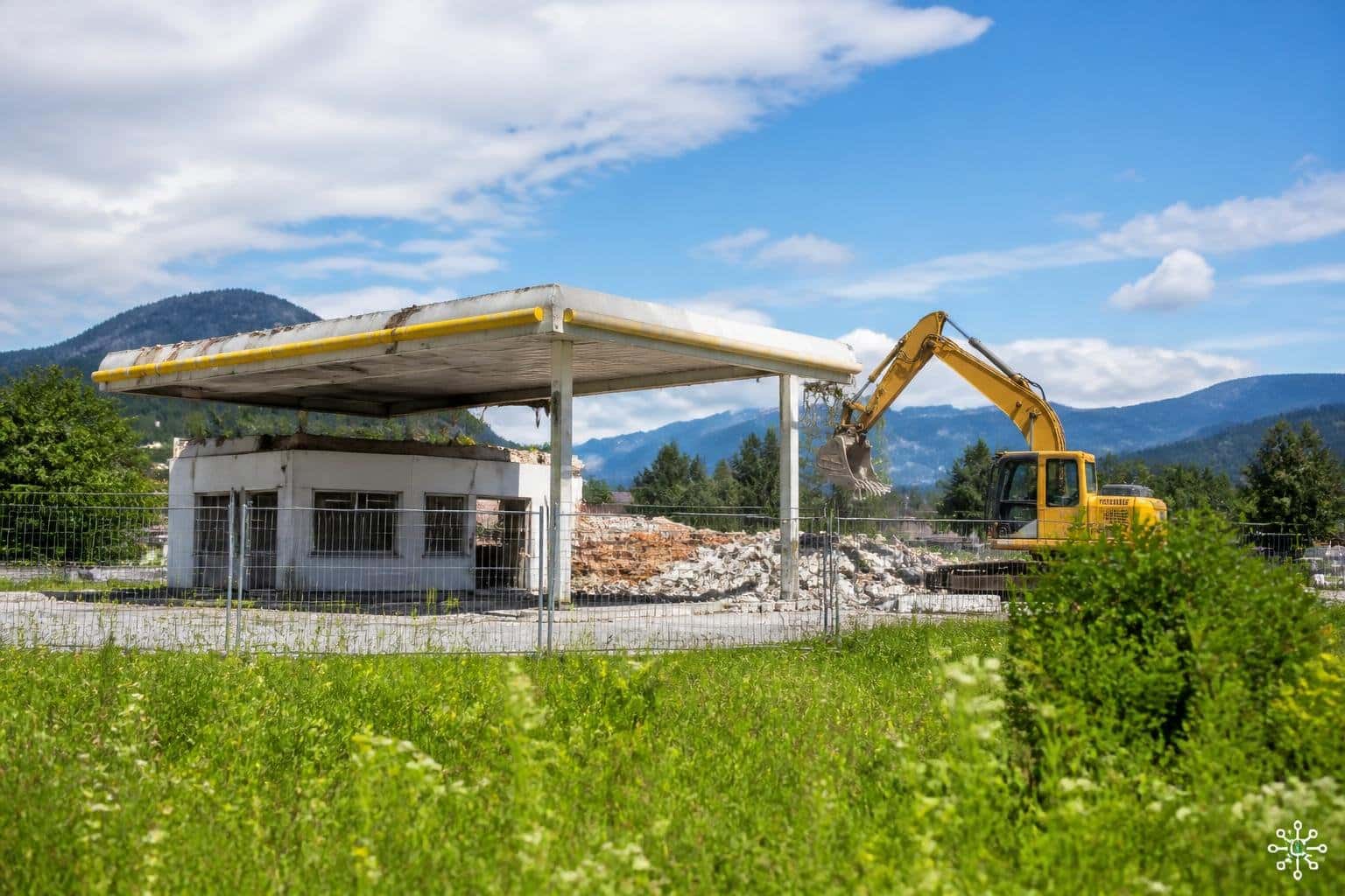 Der Schandfleck wird beseitigt