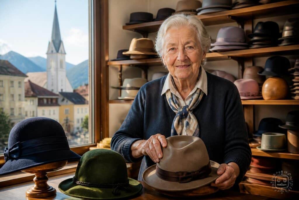 Mit 90 schupft sie ihr Hutgeschäft in Oberkärnten noch immer