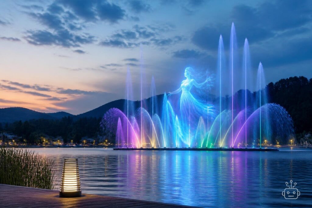 Wasser-Lichtshow am Klopeiner See mehrfach international ausgezeichnet