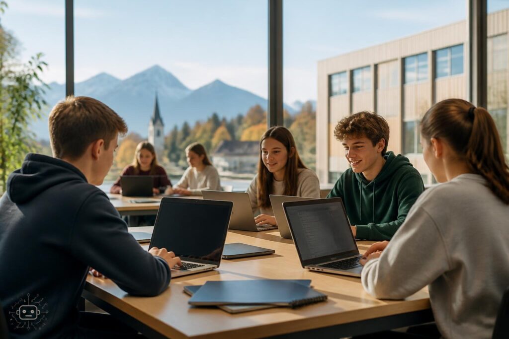56 Laptops für die Zukunft: Spendenaktion am Alpen-Adria-Gymnasium Völkermarkt