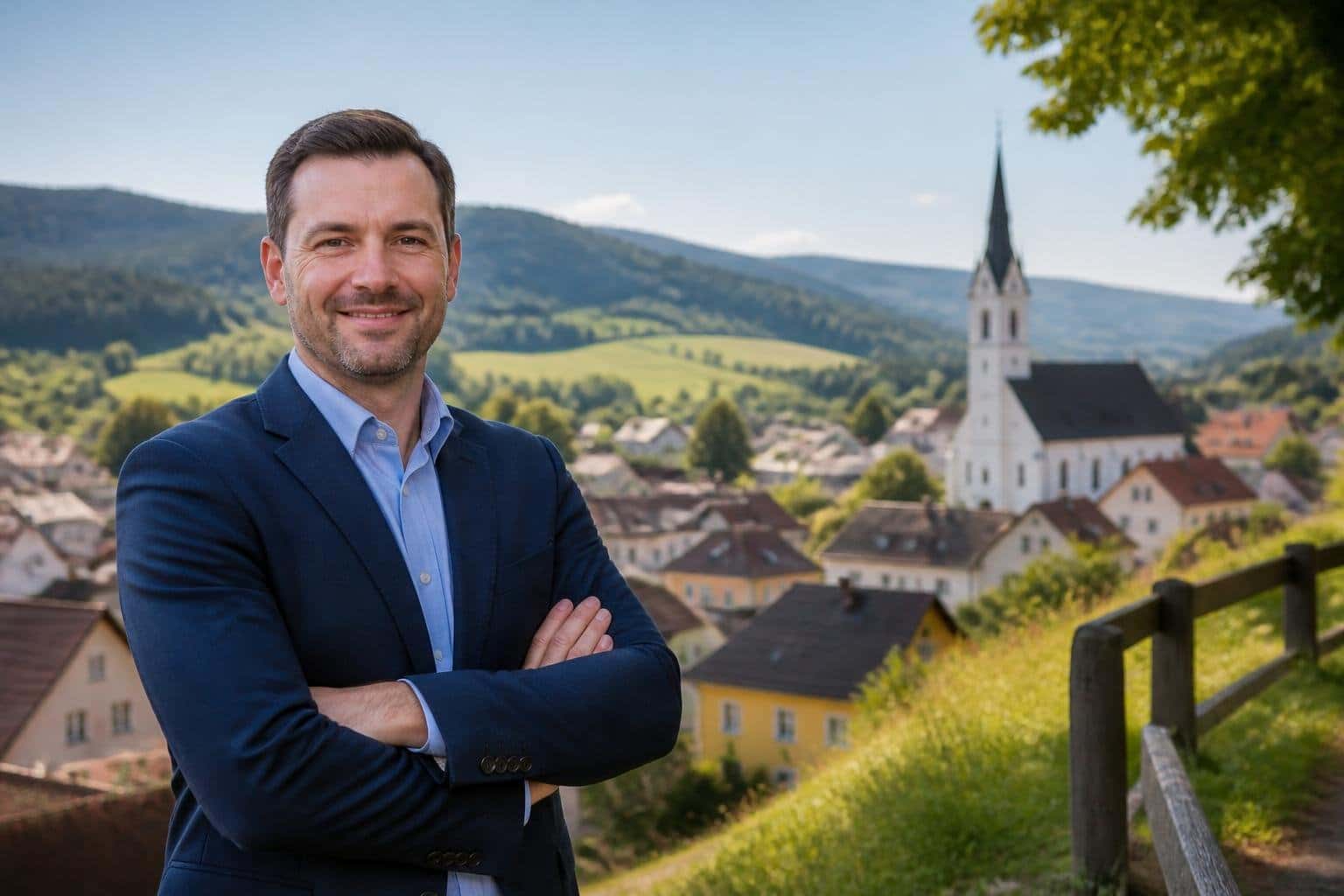 Ihn schickt die SPÖ in Griffen ins Rennen um den Chefsessel