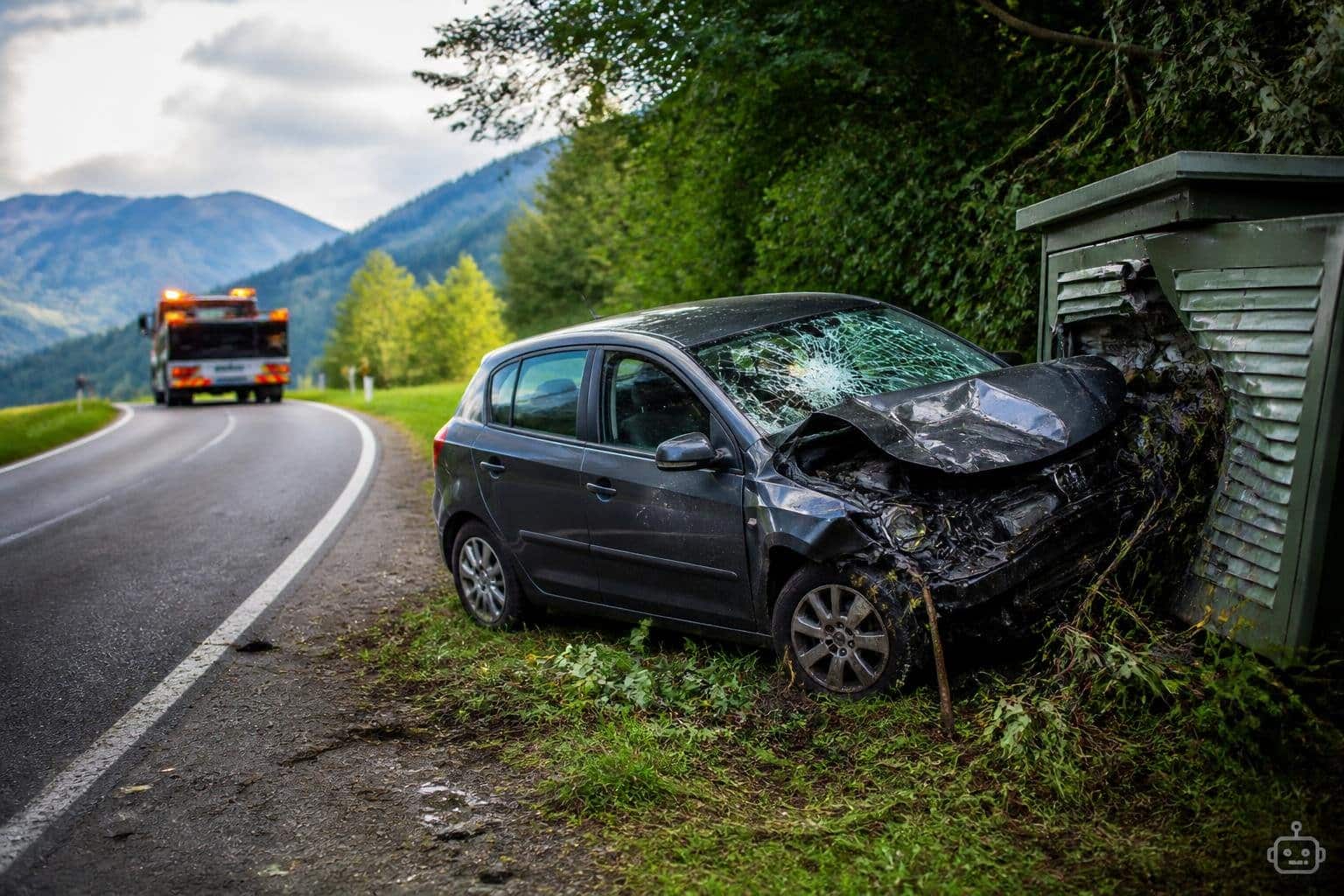 Spektakulärer Unfall: 81-Jährige hob mit Auto ab