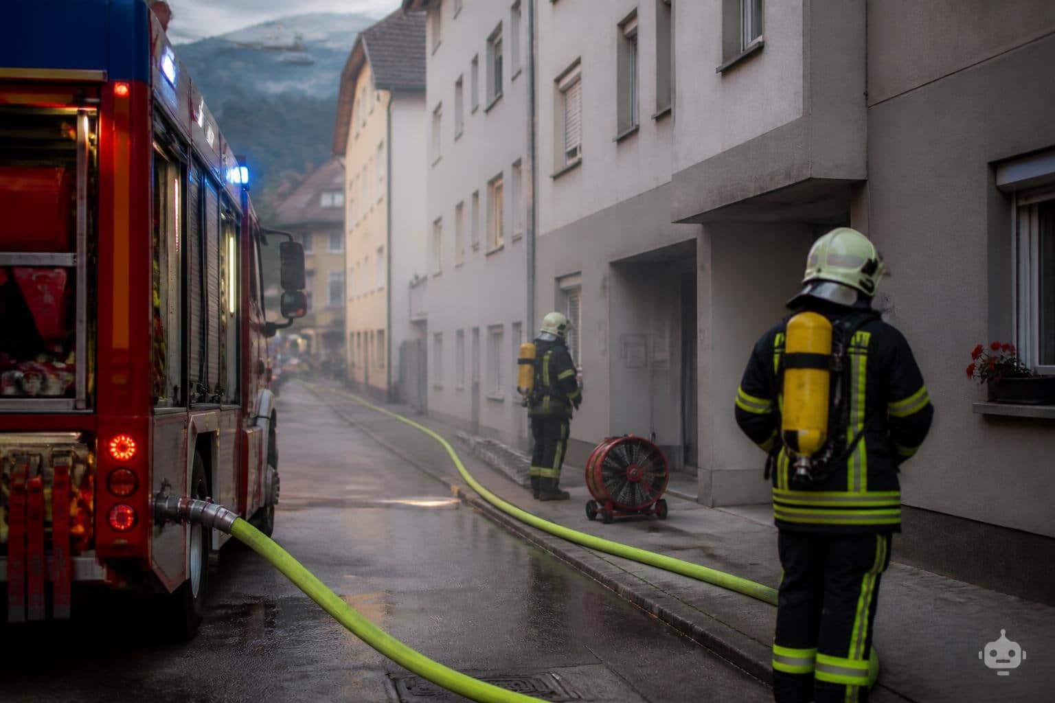 Wohnungsbrand und Verpuffung: Zwei Verletzte