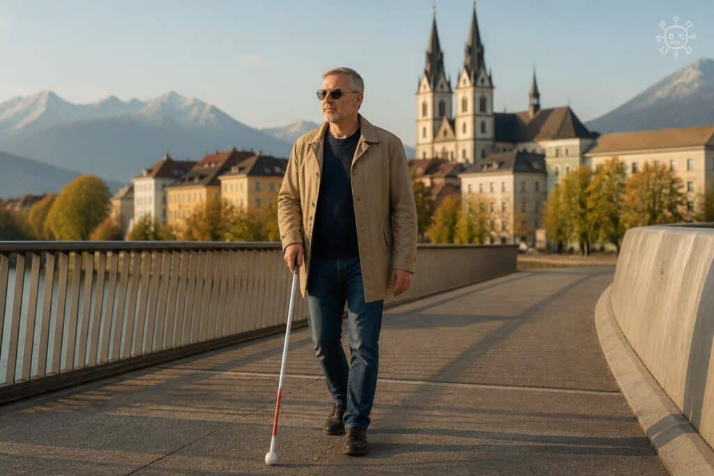 „Was bringt die Heimlichkeit? Man sieht ja, dass ich nicht sehe“