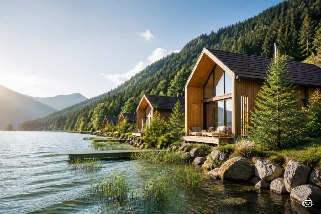 Ab einer Million: An Kärntner See entstehen exklusive Chalets